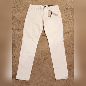 NWT Banana Republic Sculpt Skinny Petite Jeans, White, 29/8P
